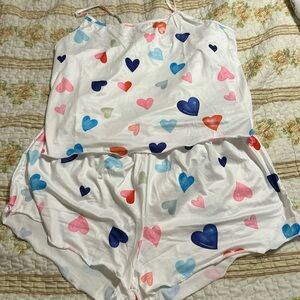 Super cute short and tank top pajamas 🩷💙 NWOT!